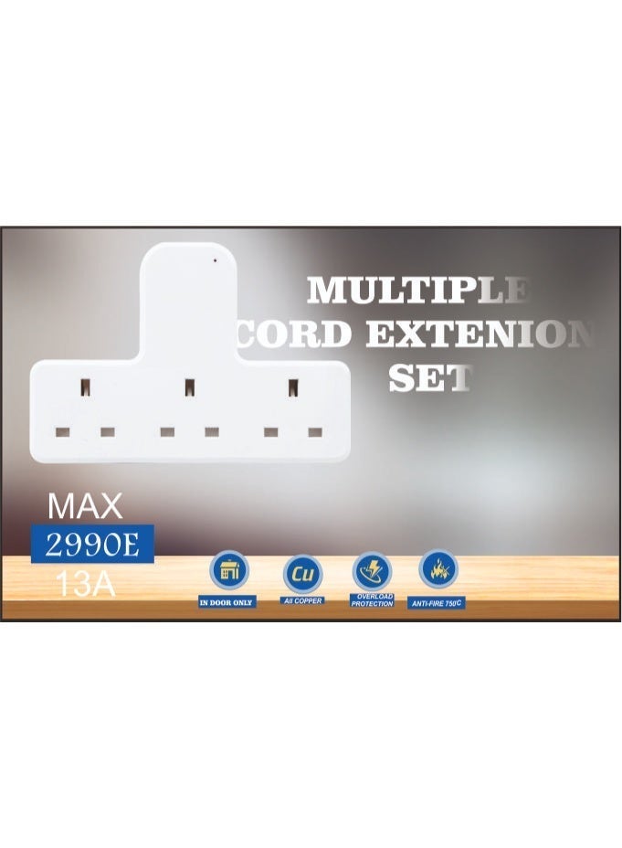 MOVAL Wall Power Extension – 3 Outlets with Light Indicator, Compact & Safe Design for Home Use - Image 4